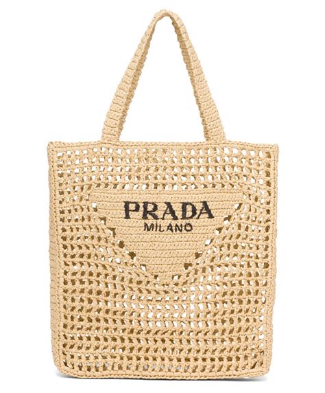 fake prada raffia tote bag|prada foldable shopping tote.